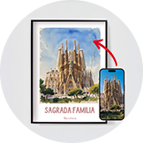 Personalisierte Reiseplakate