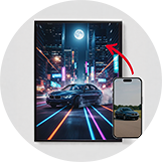 Personalisierte Fahrzeugposter