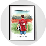 Personalisierte Sportposter