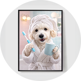 Personalisierte Tierposter