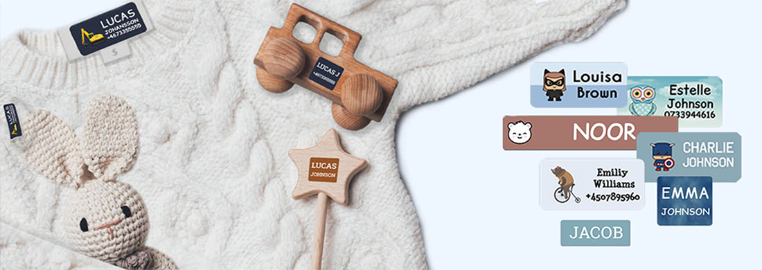 Wie man Kleidung und persönliche Gegenstände mit Namensetiketten kennzeichnet