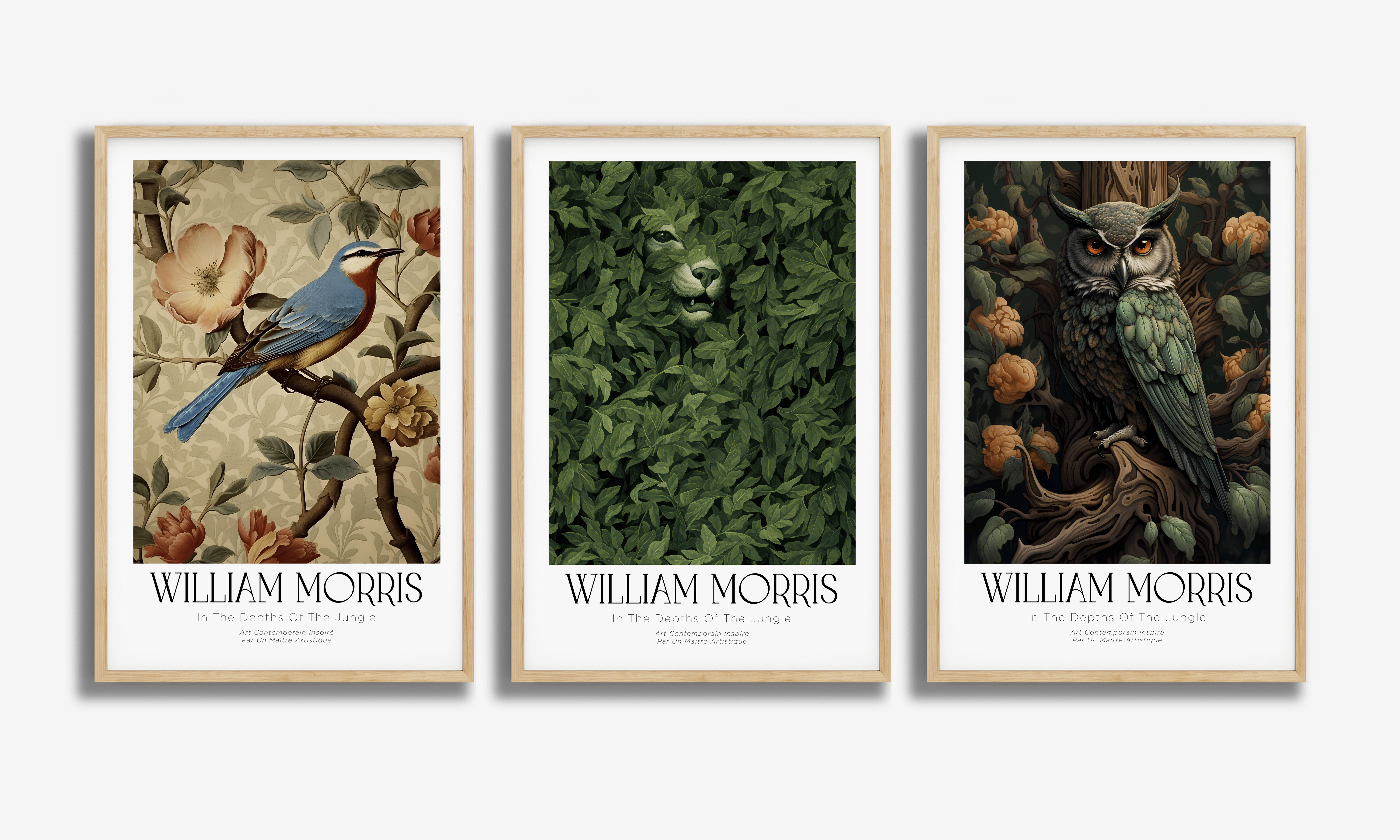 William Morris Poster-Set - Set aus 3