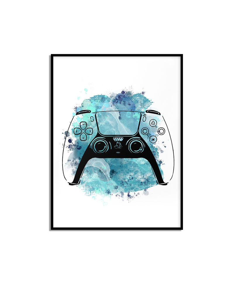 Poster – PS5-Controller