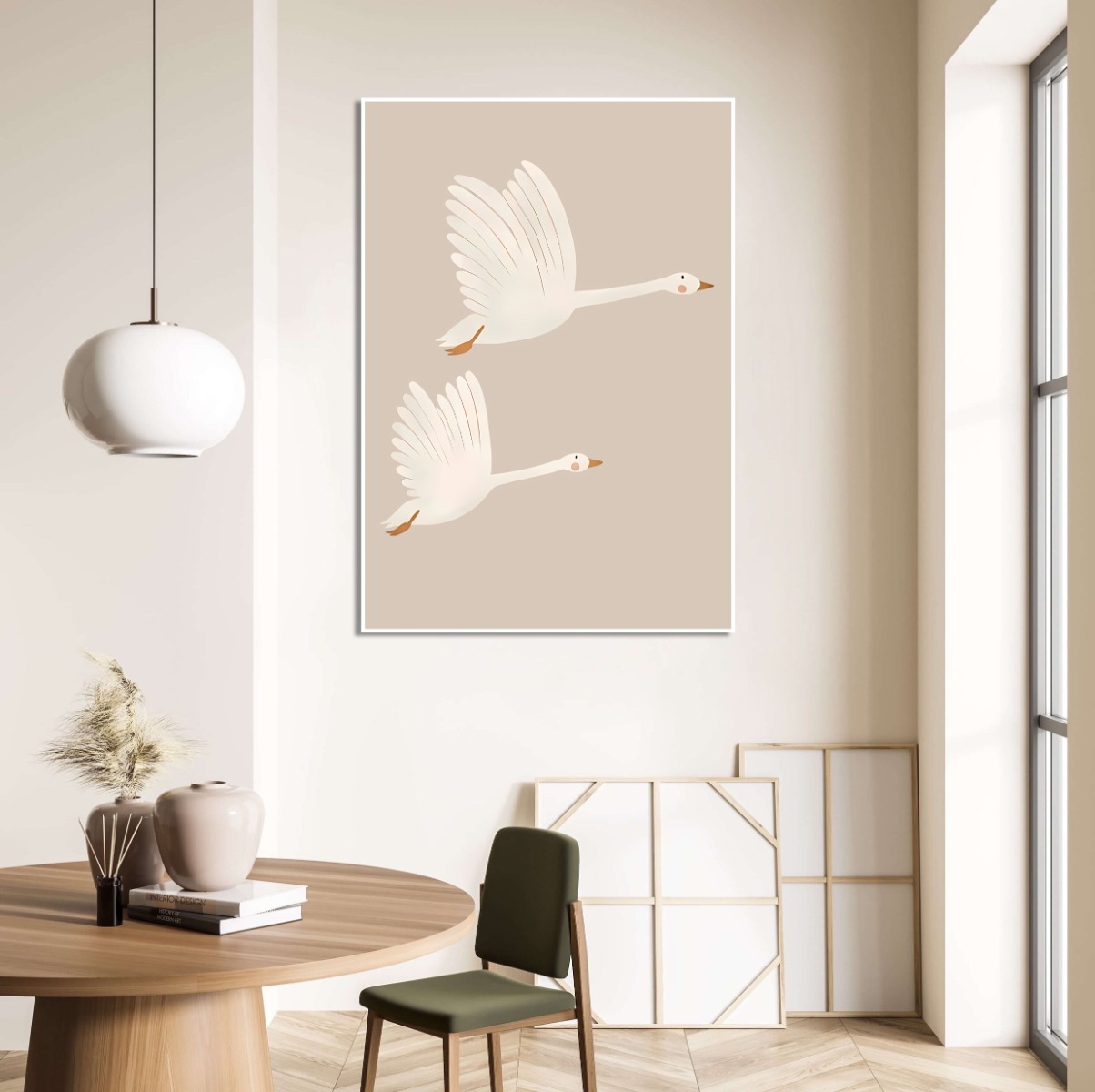 Poster - Fliegende Vögel