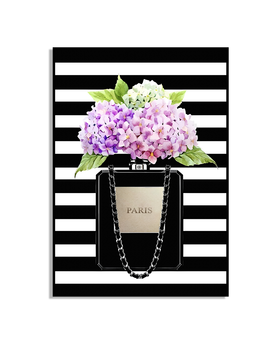 Poster – PARIS / Schwarz