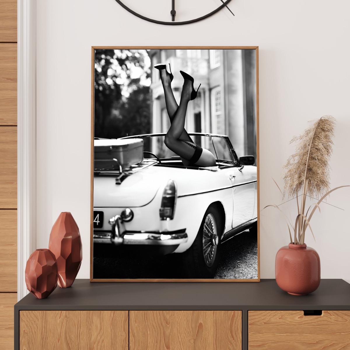 Poster –  Mode / Kopfüber Eleganz