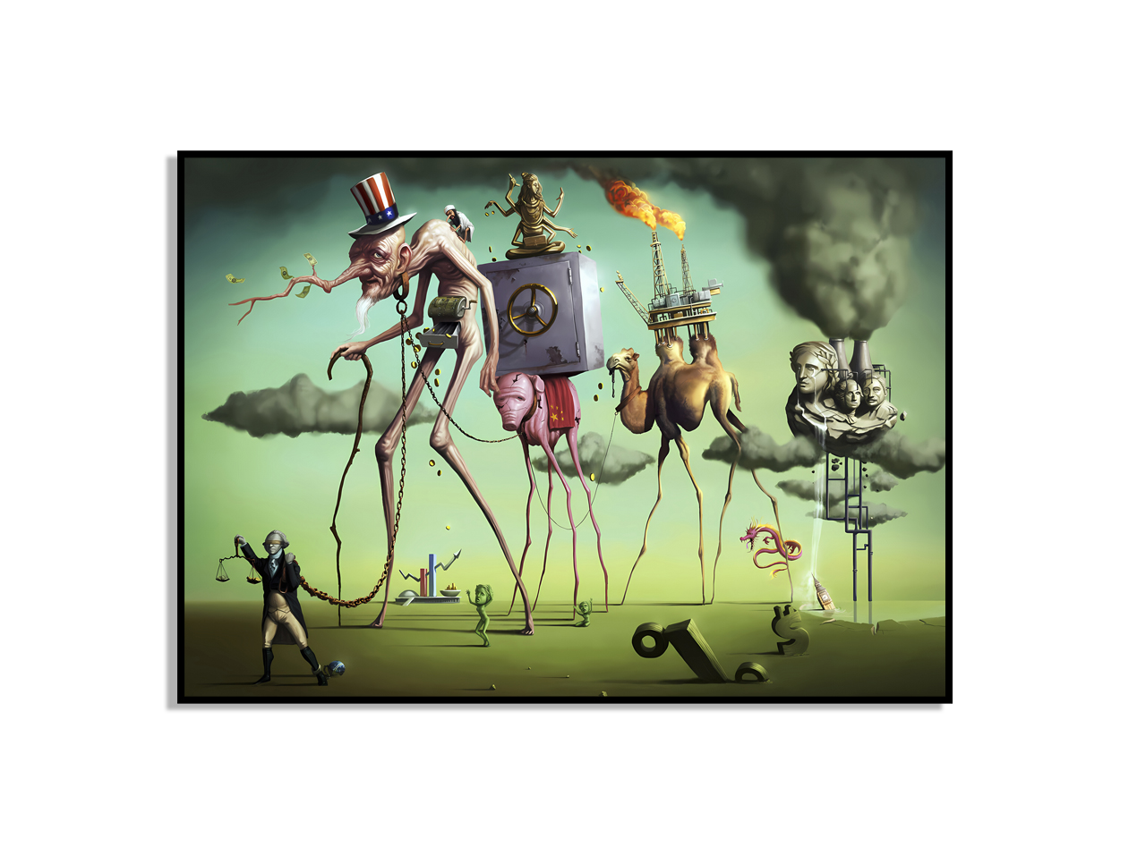 Surrealismus-Poster von Salvador Dalí