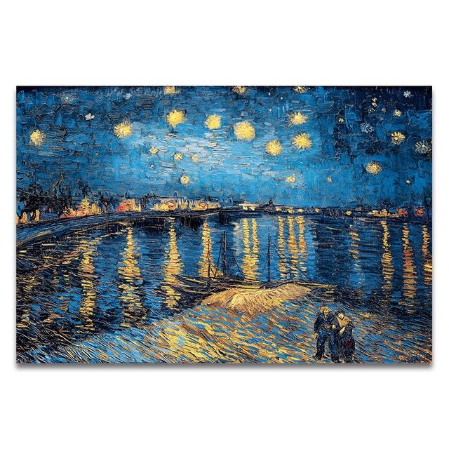 Poster - Berühmter Künstler Van Gogh Ölgemälde Poster / 02
