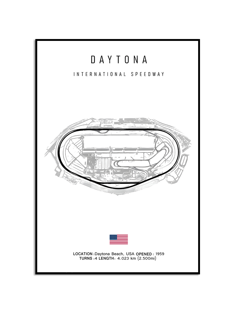 Poster – DAYTONA / INTERNATIONAL SPEEDWAY / 02