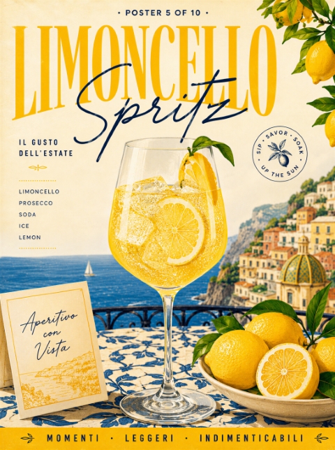 Poster - Limoncello Spritz