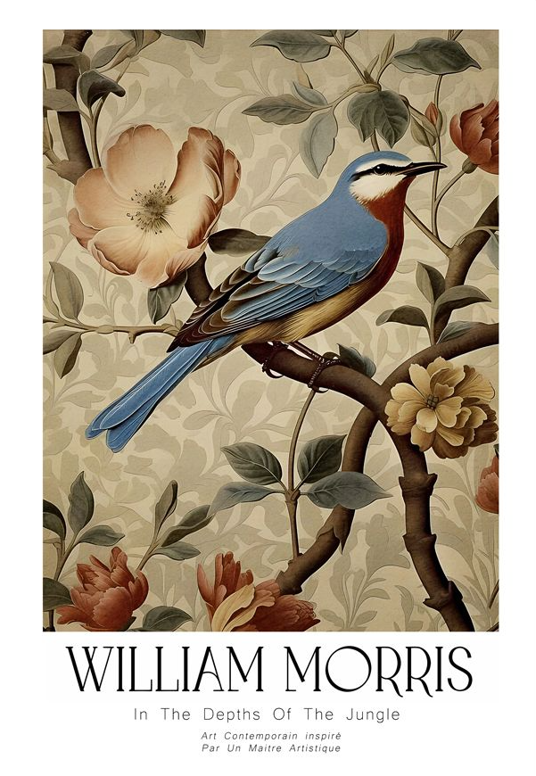 William Morris Dschungel Poster