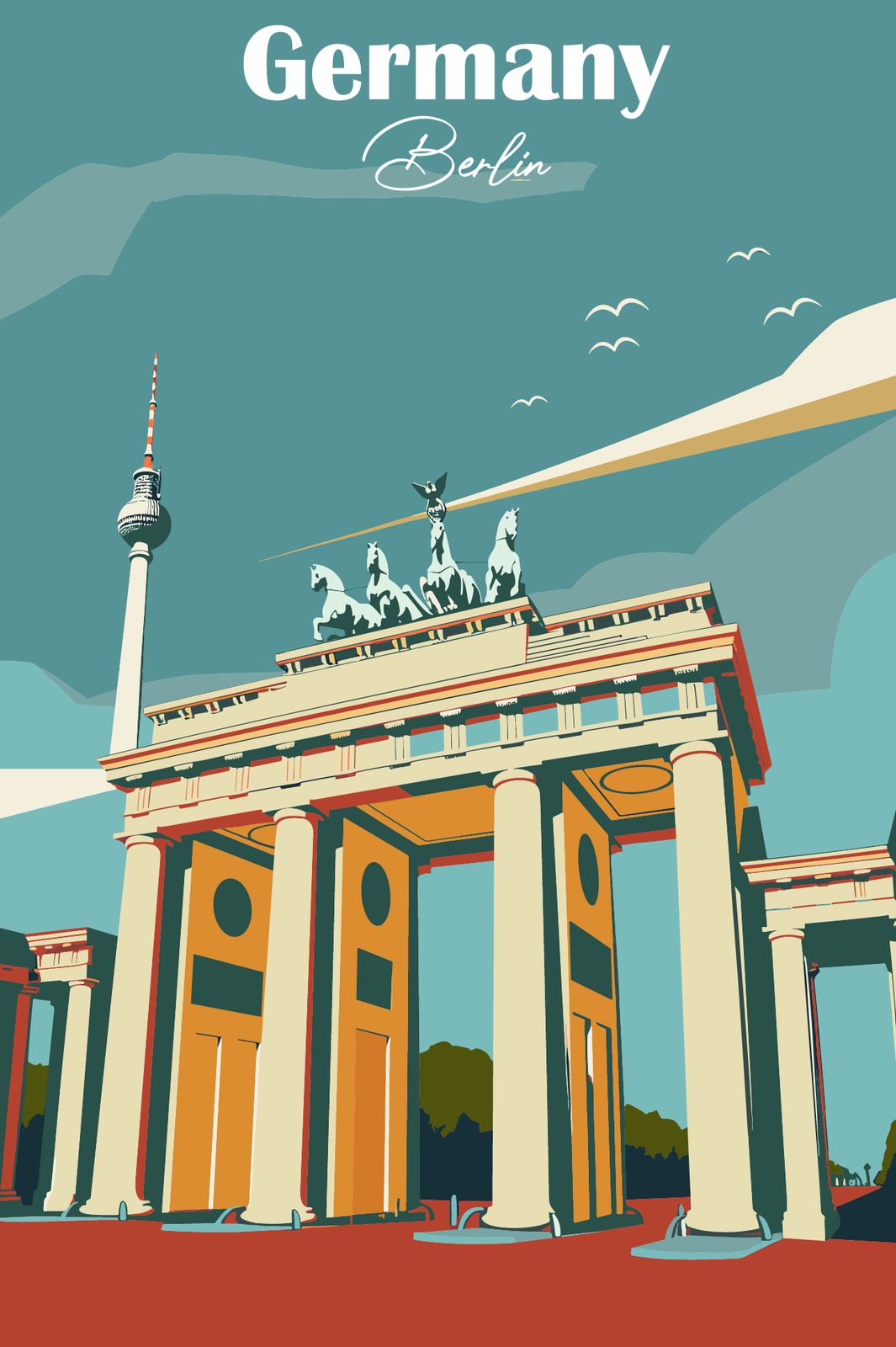 Poster - Brandenburger Tor Berlin