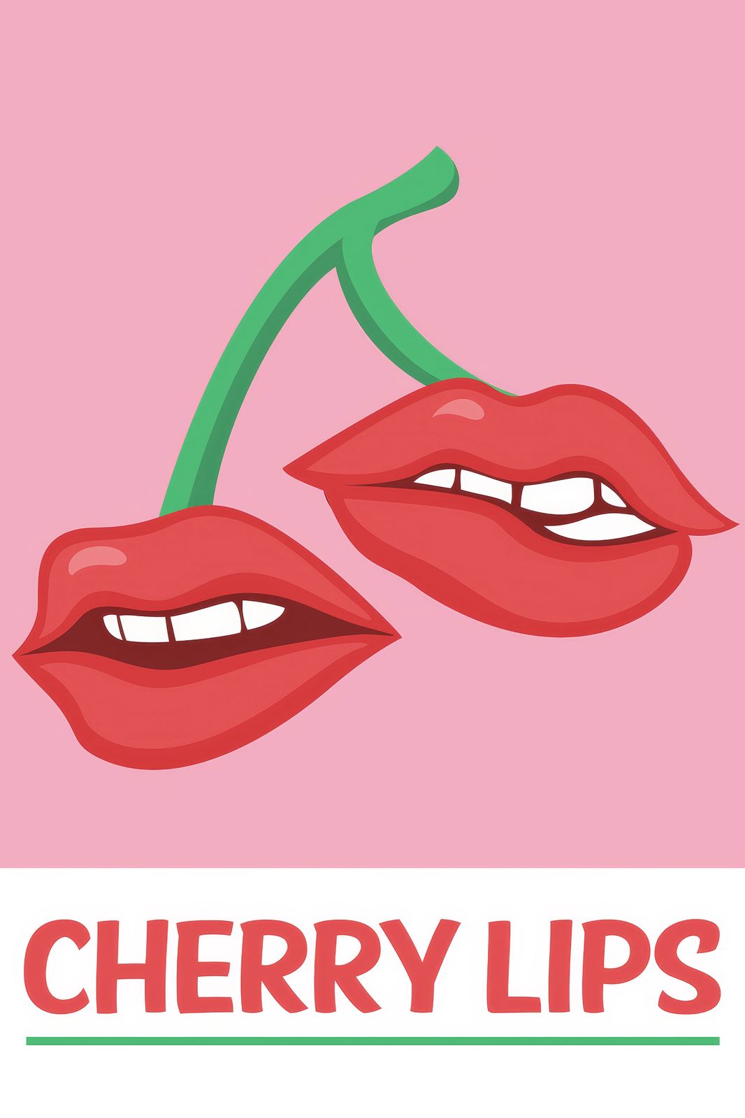 Poster - Kirschlippen