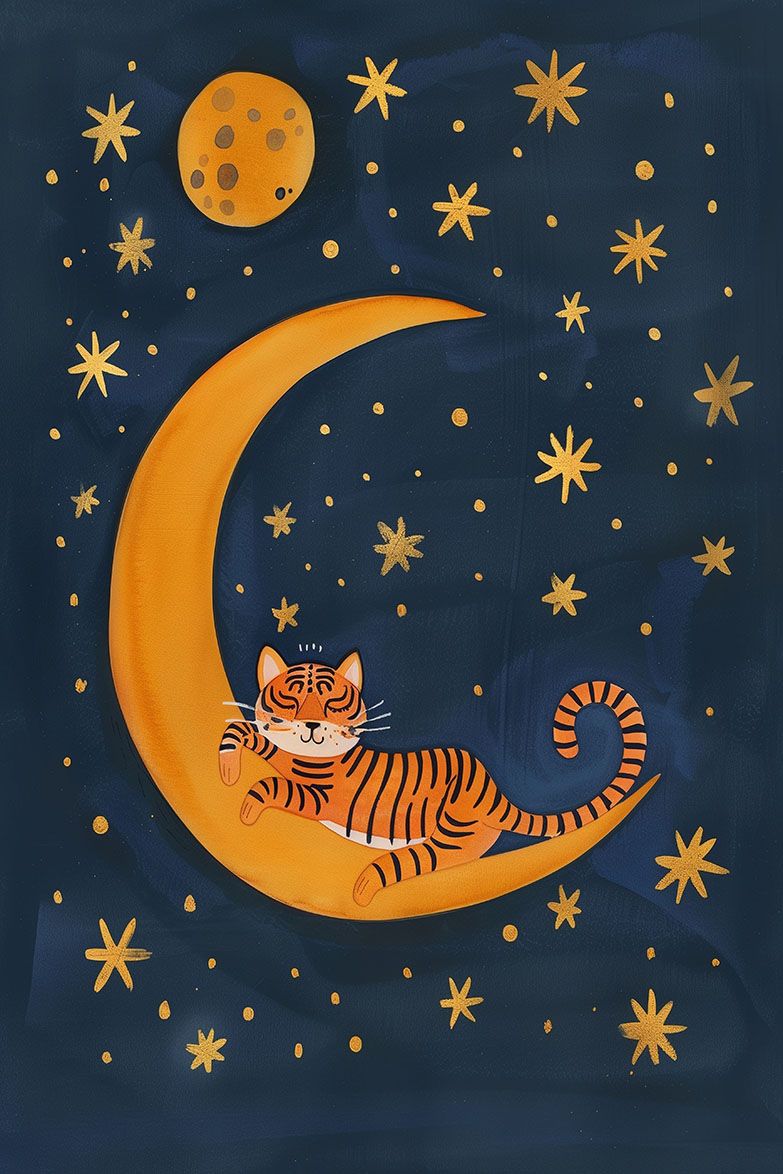 Poster - Katzenmondtraum