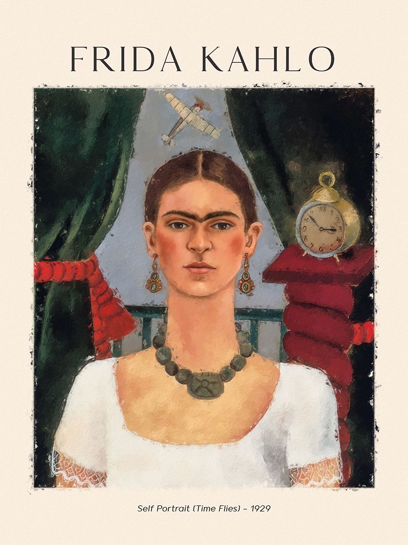 Poster - Frida Kahlo Selbstporträt