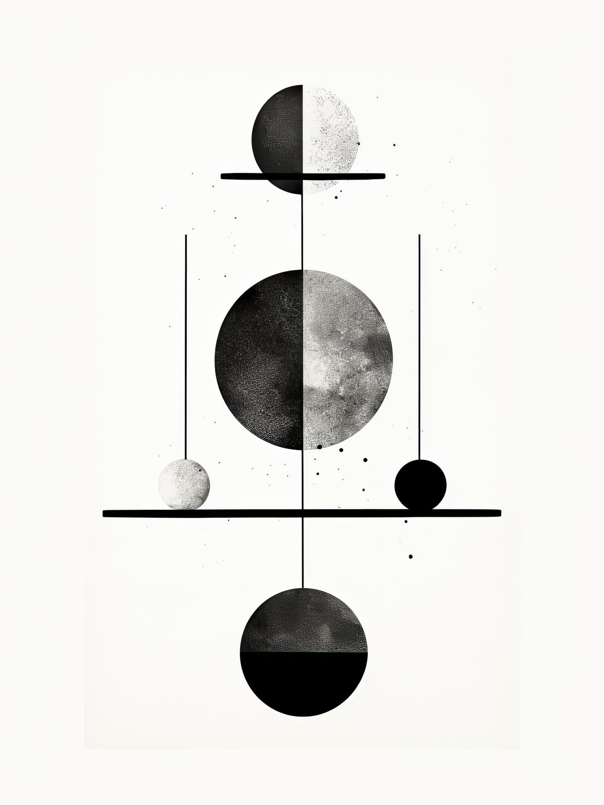 Poster - Abstrakte Balance