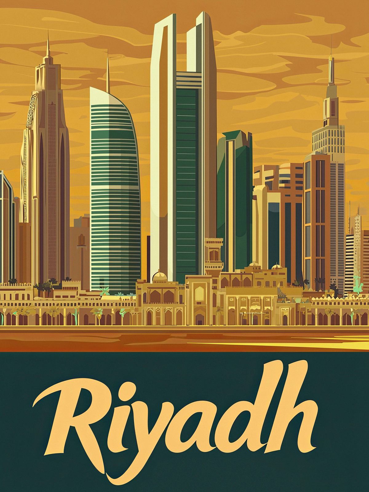Poster - Riad Skyline
