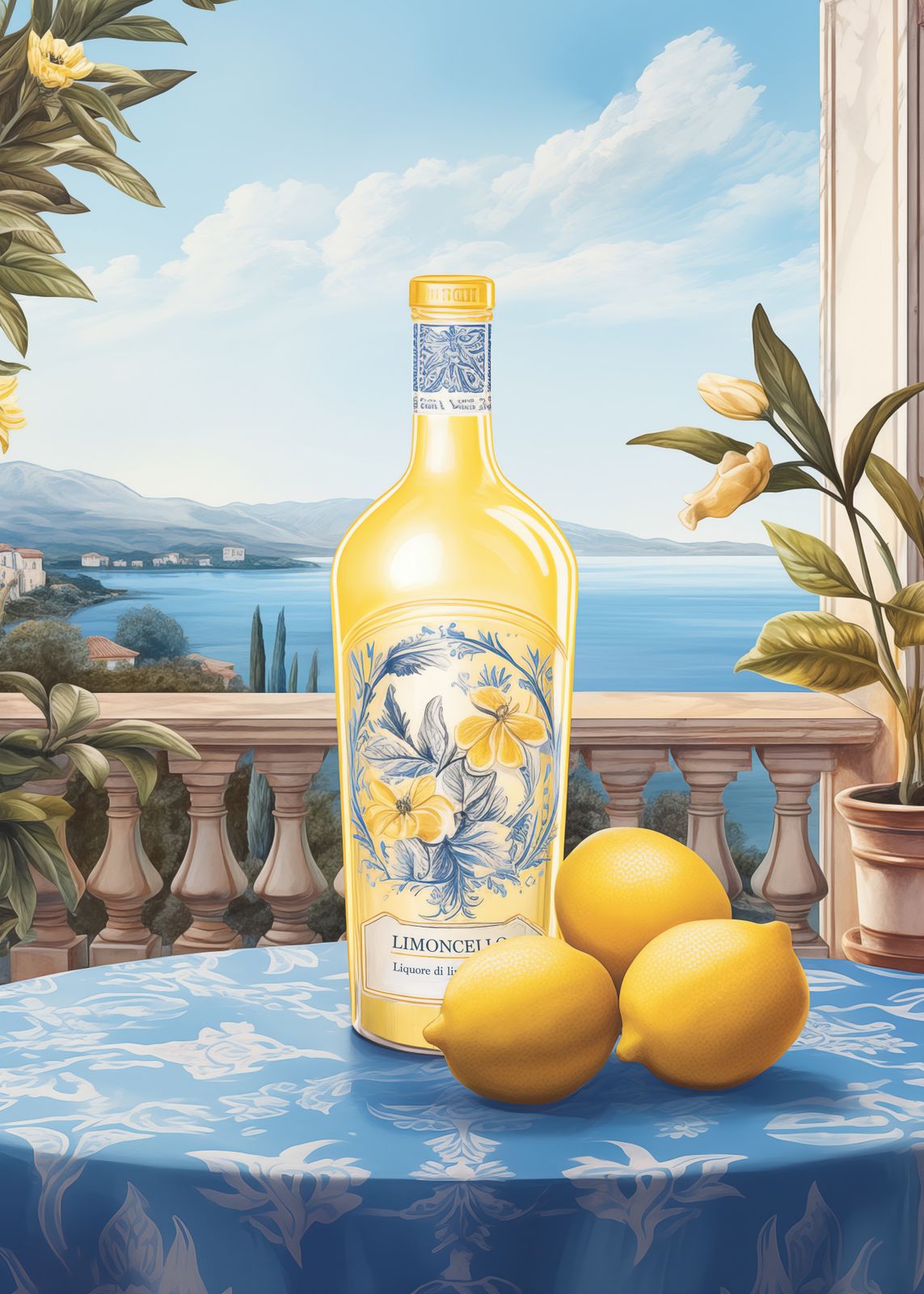 Poster - Limoncello Aussicht