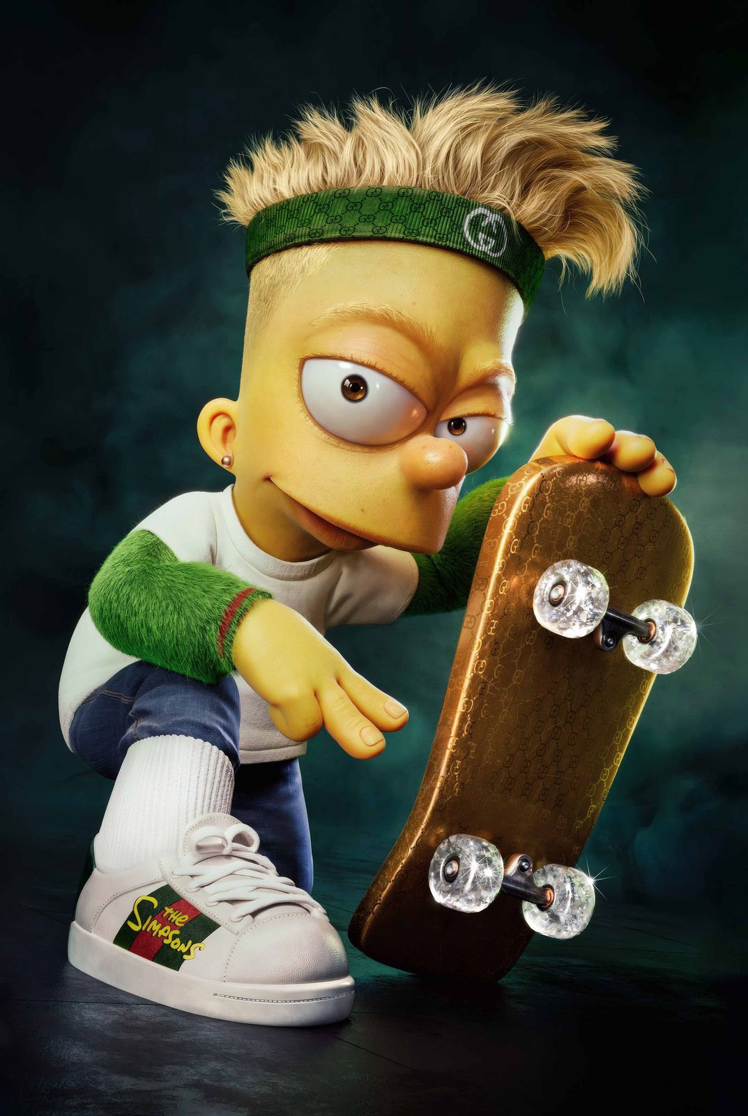 Poster - Skateboard Charakter