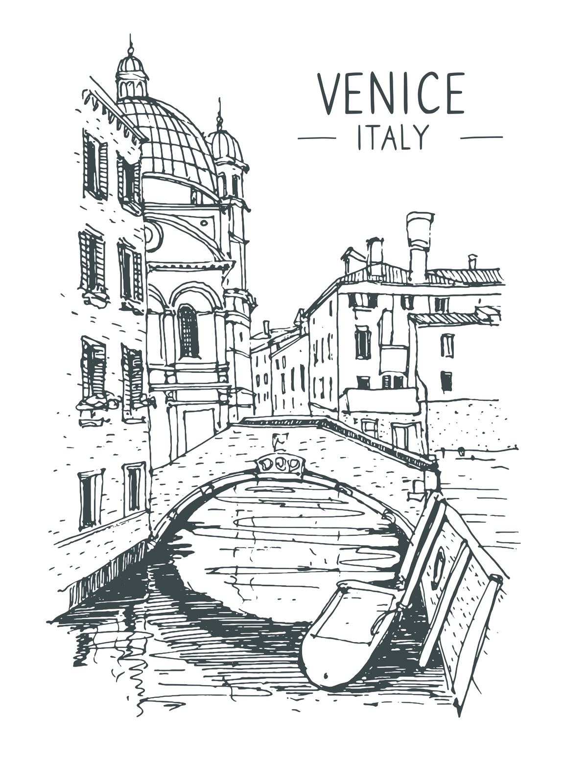 Venedig Italien Wandposter