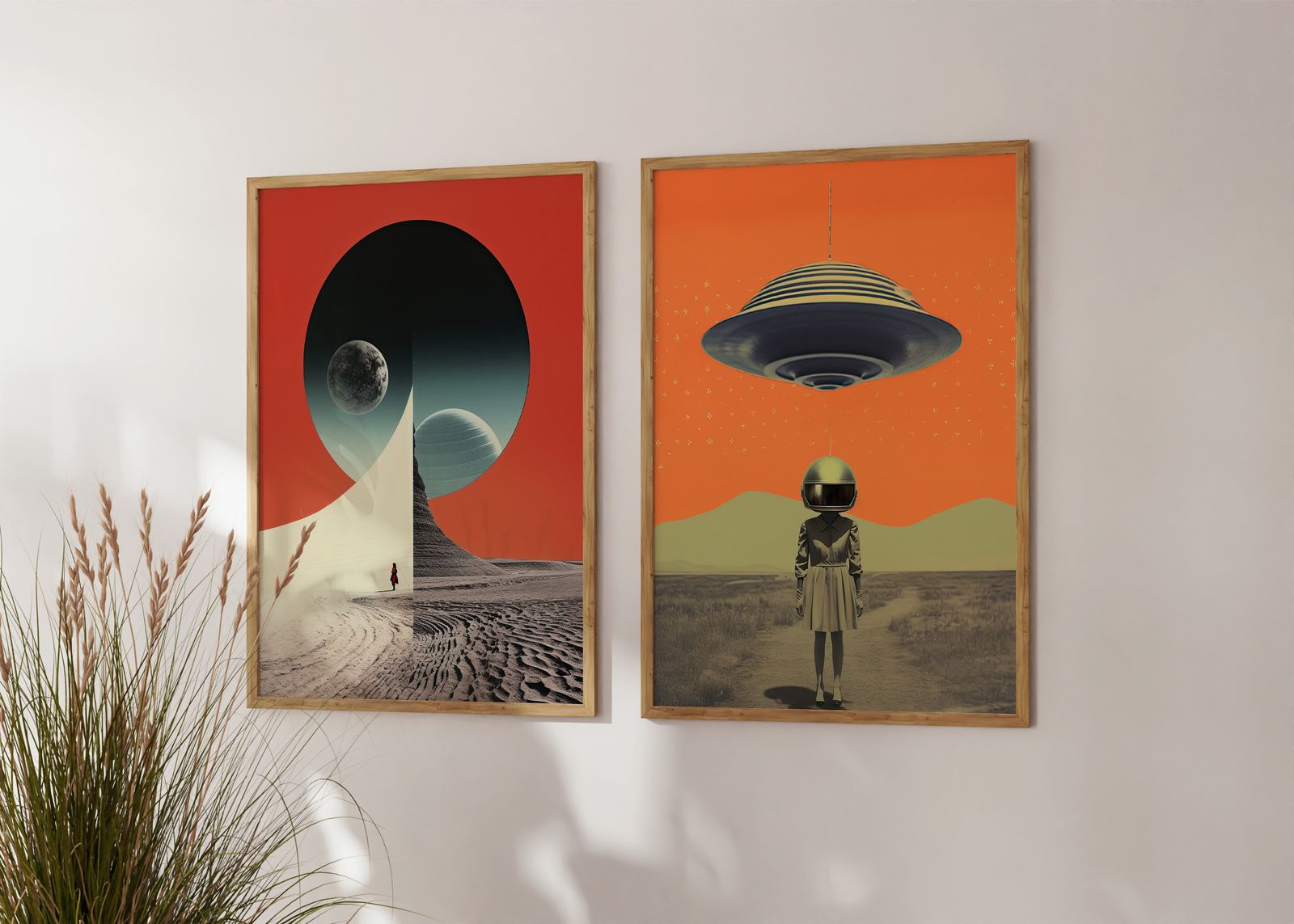 Poster - Surreale Landschaft / Satz von 2