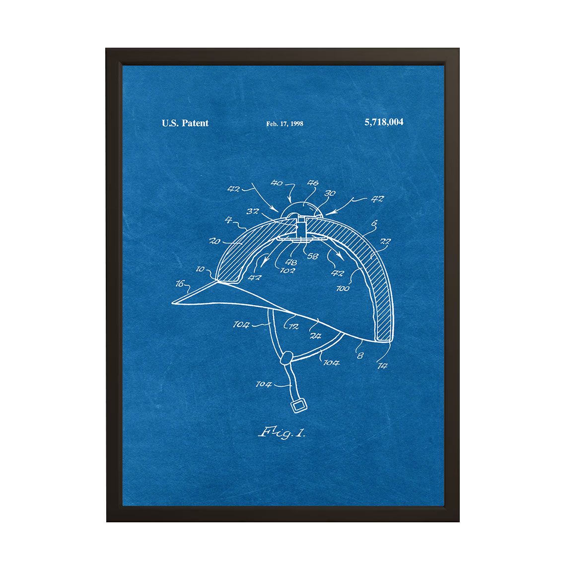 Patent Drawing Poster - Helm Design