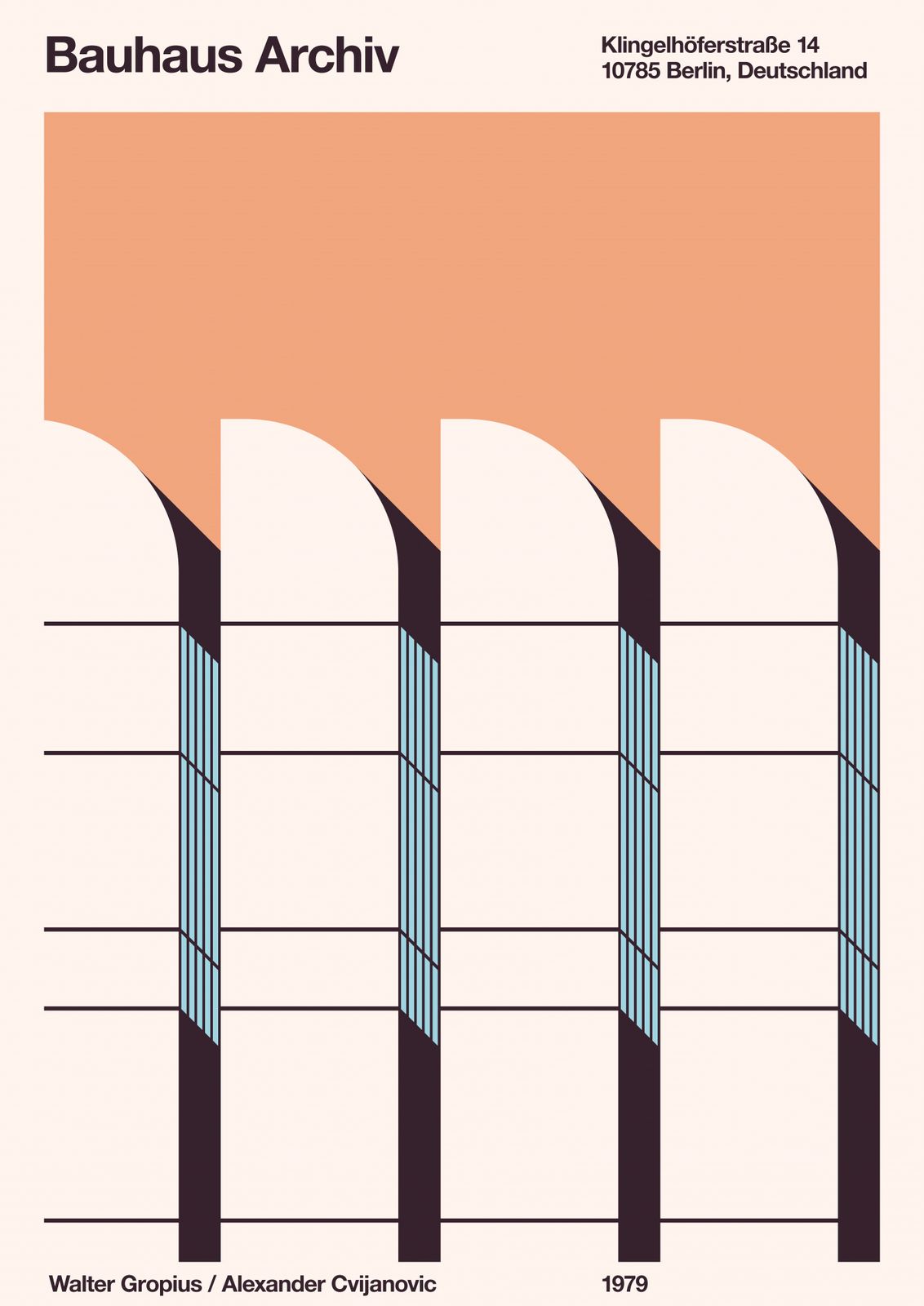 Poster - Bauhaus Archiv