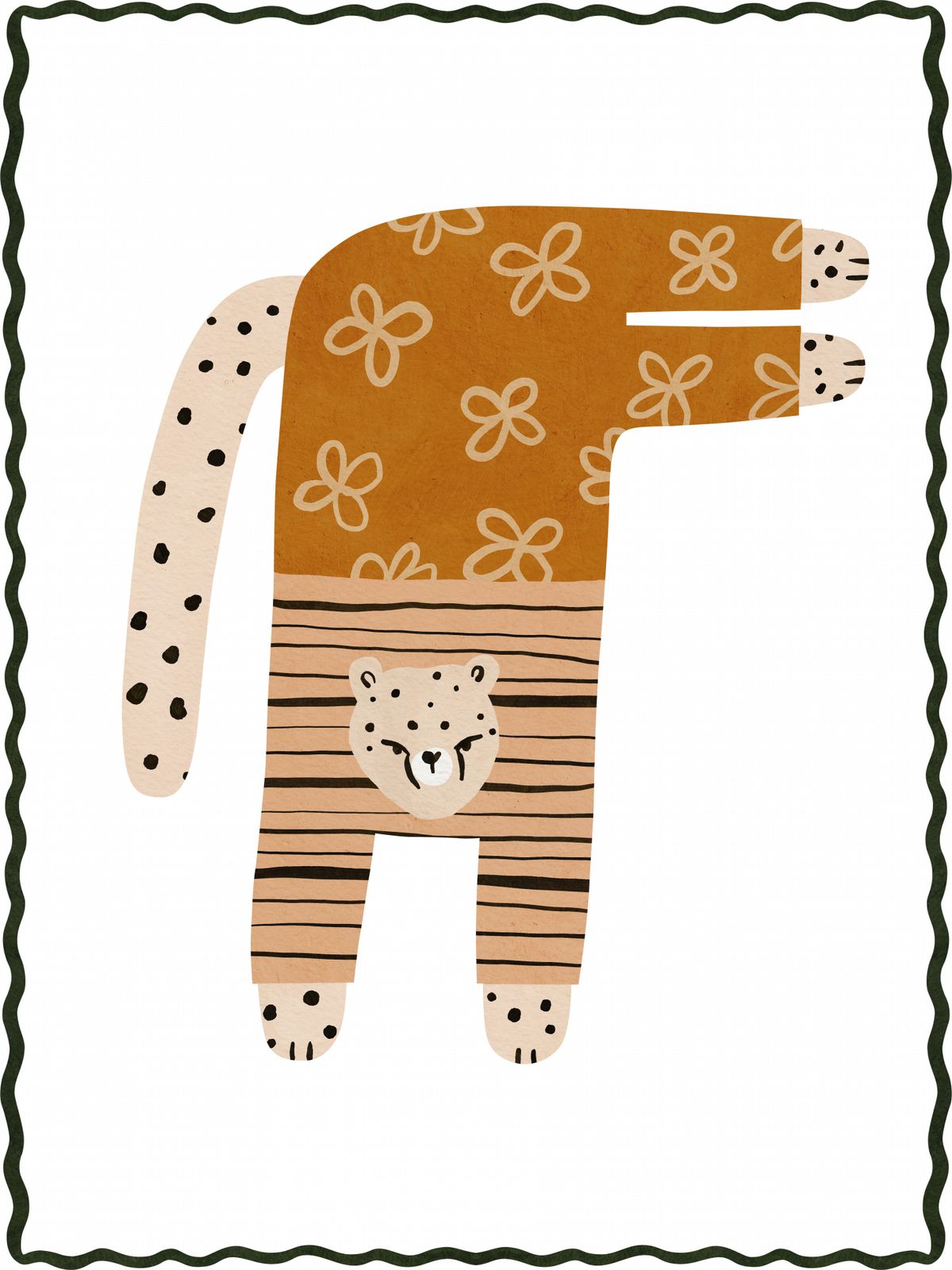 Poster - Verspielter Gepard