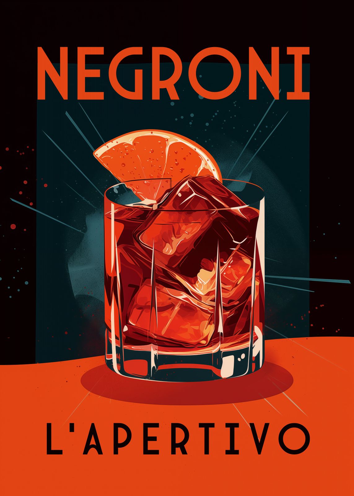Poster - Negroni L'Aperitivo