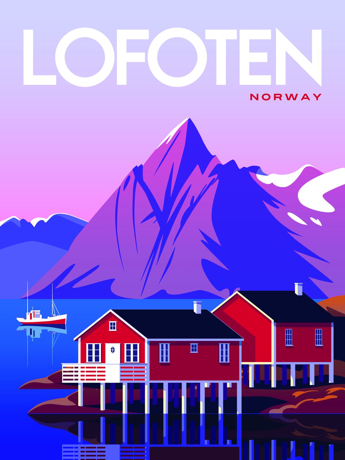 Lofoten Norwegen Poster