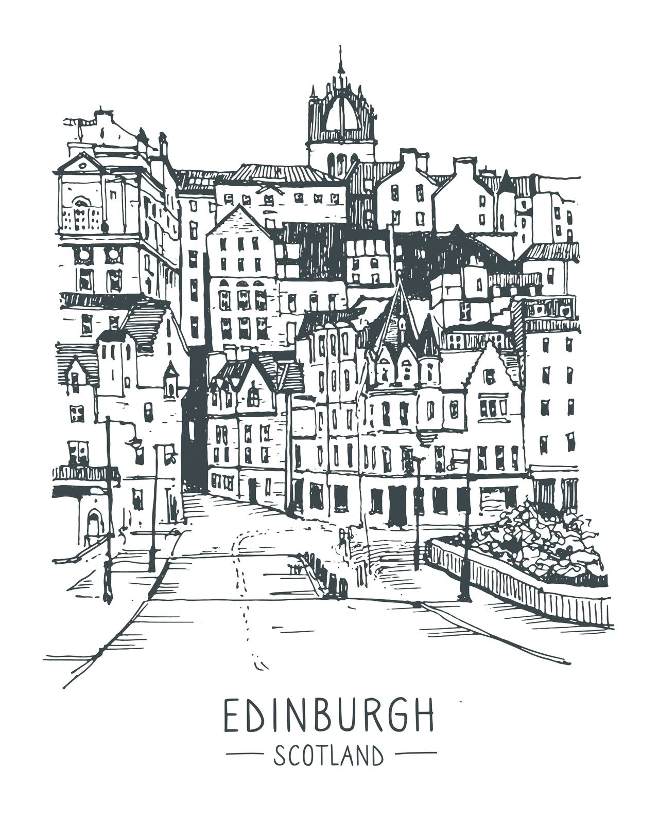Edinburgh Schottland Poster