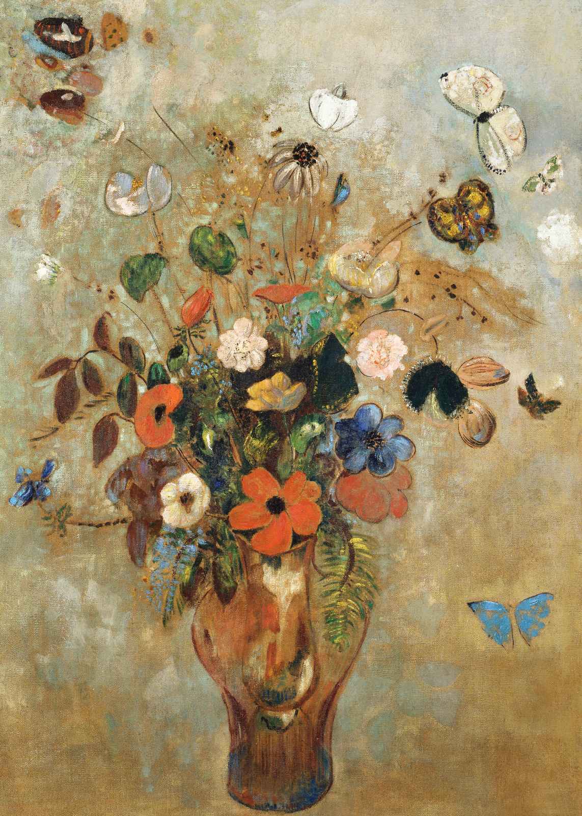 Poster - Bouquet von Odilon Redon