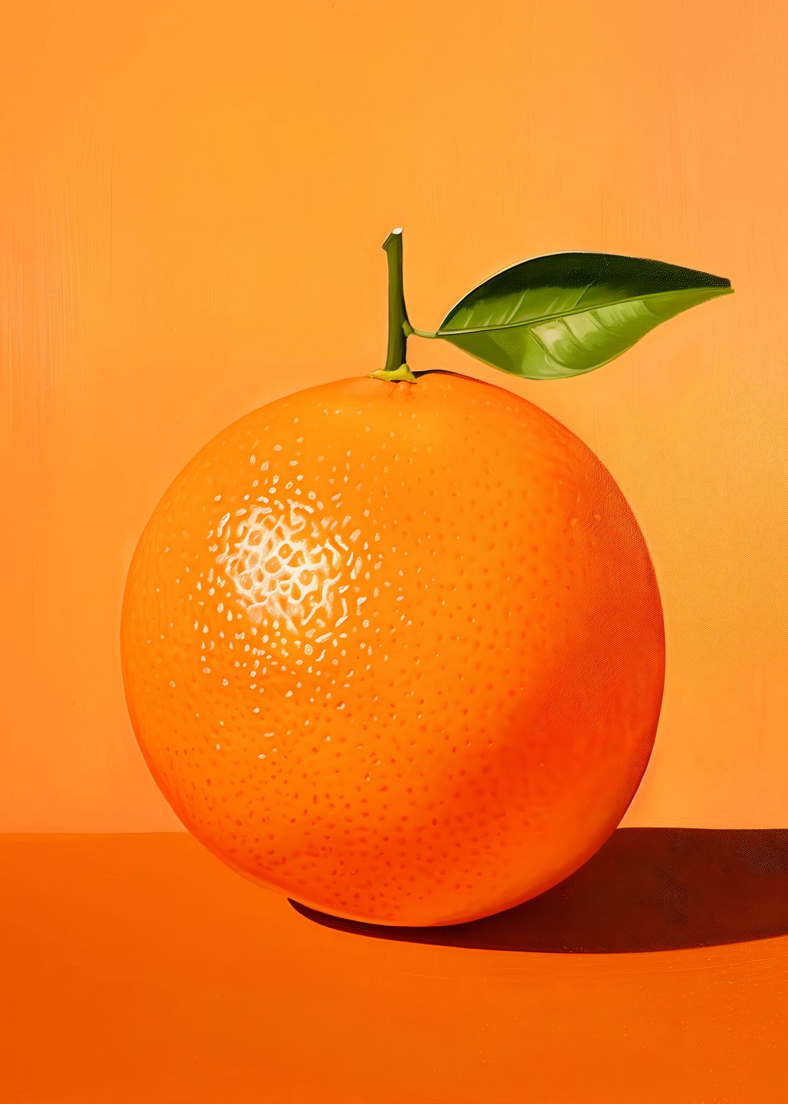 Poster - Orangen Kunstwerk