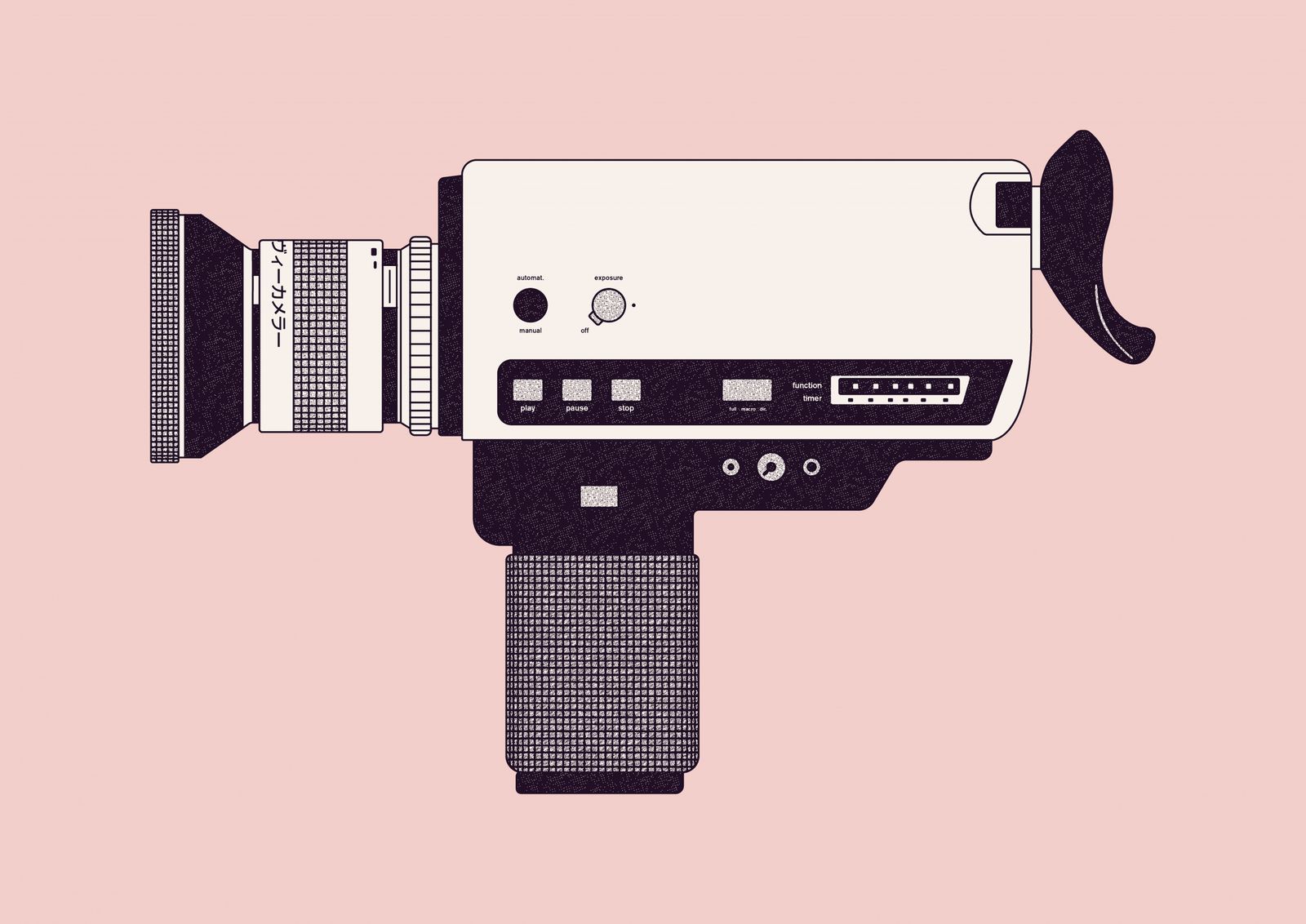 Poster - Vintage-Kamera