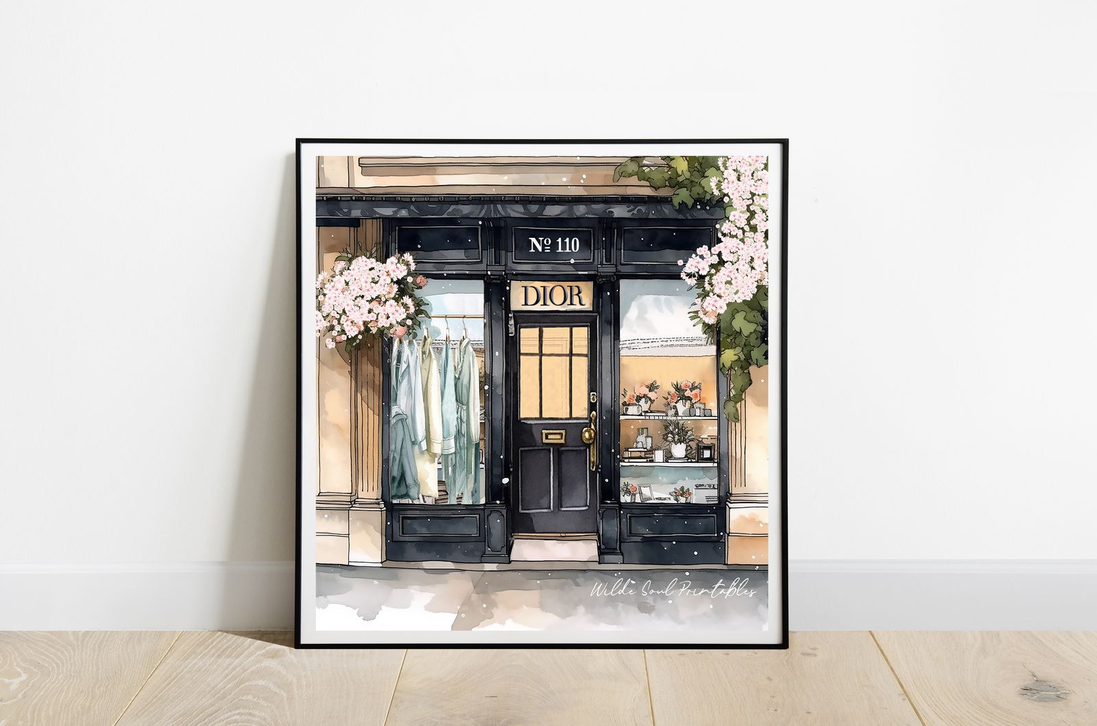 Dior Storefront Art Poster
