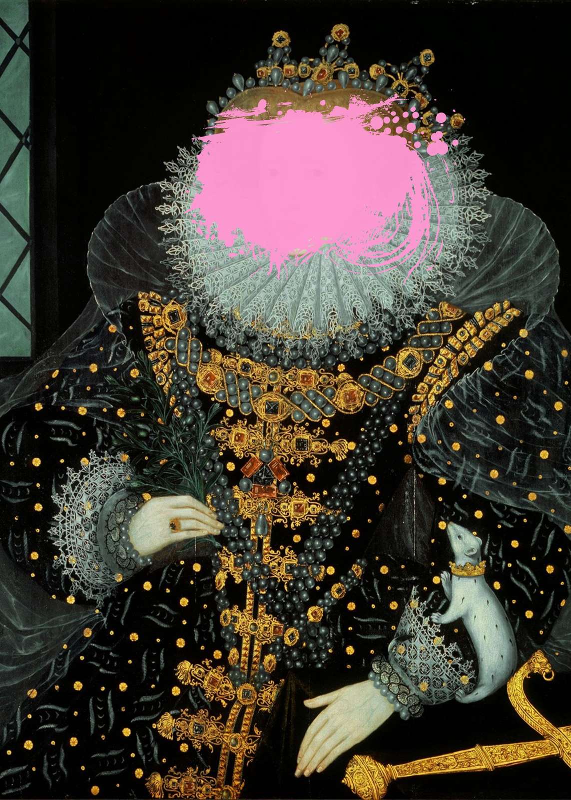 Poster - Verändertes Elisabethanisches Porträt