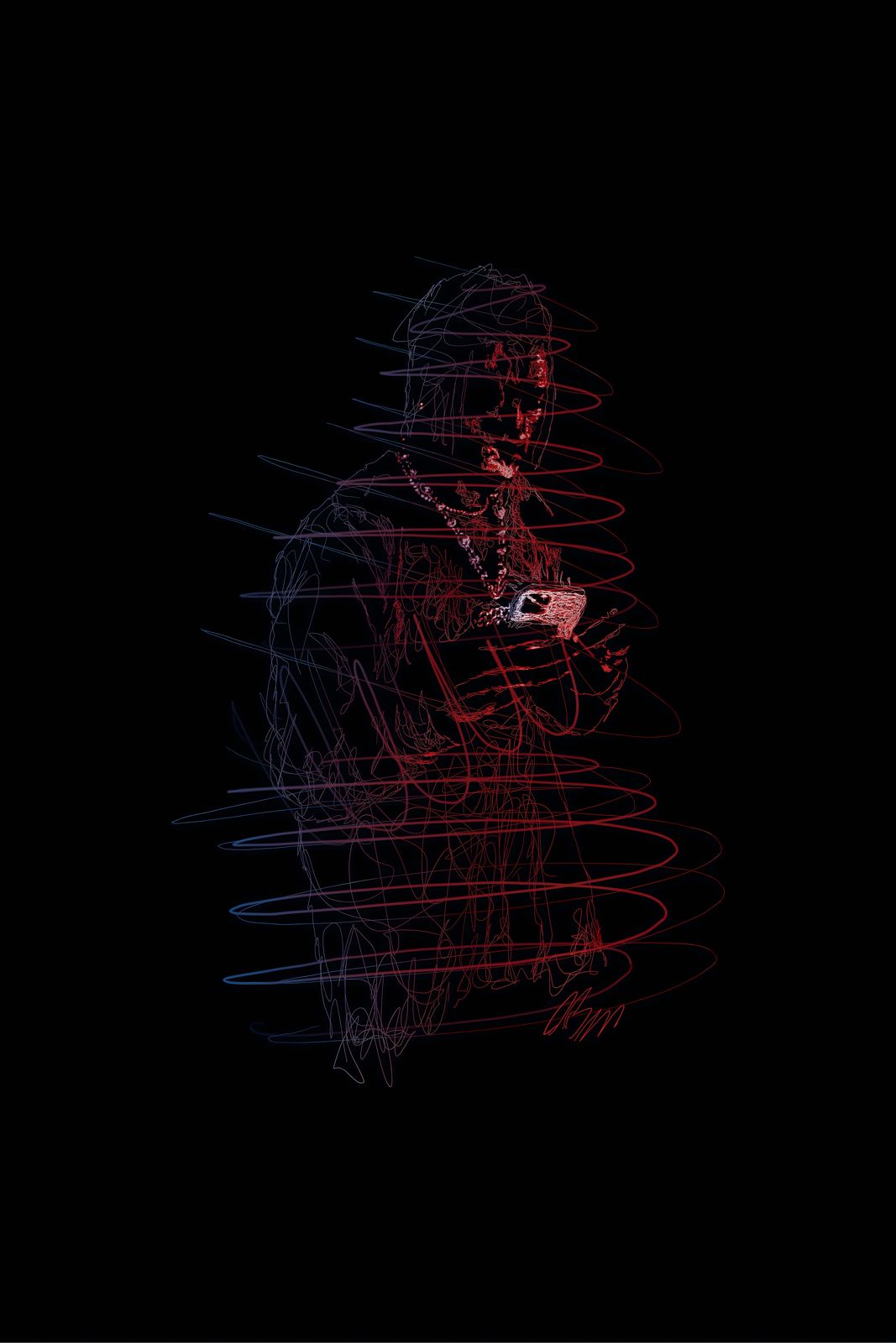 Poster - Abstrakte Figur