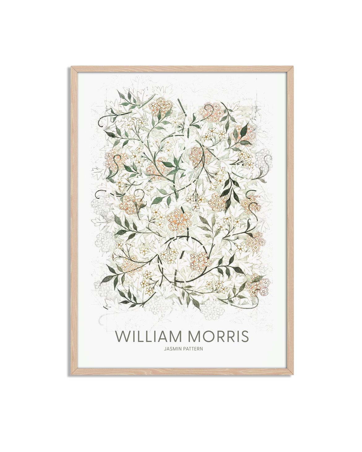 William Morris Jasmin Muster Poster
