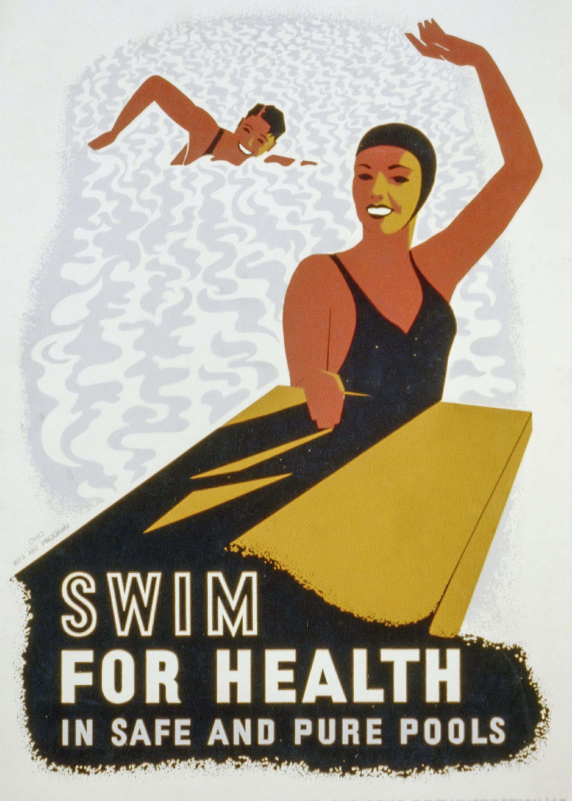 Poster - Schwimmen für Gesundheit