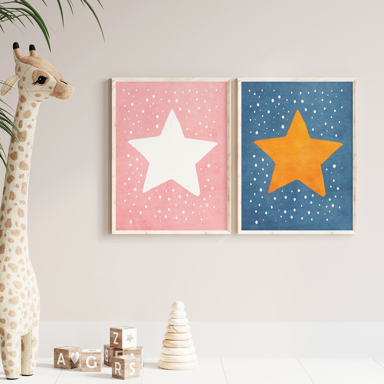 Poster - Sternen Nacht Duo / Set von 2