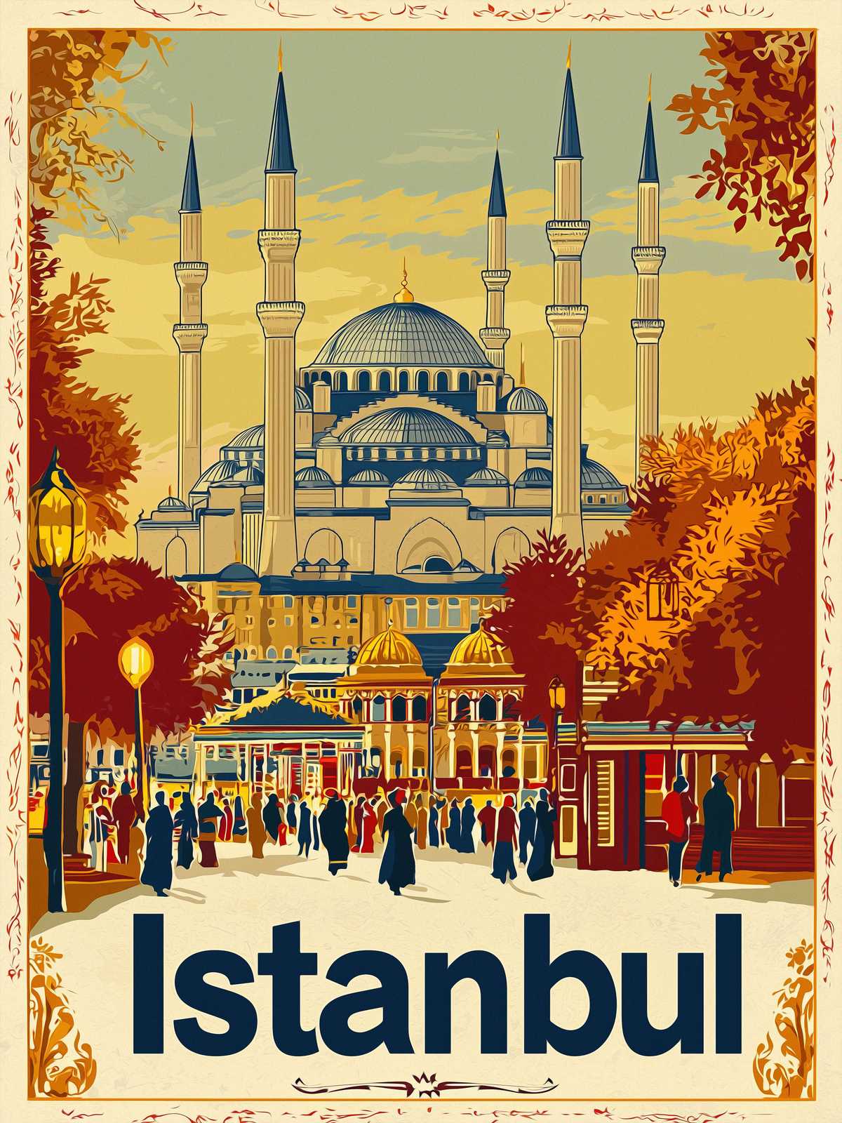 Poster - Istanbul Landschaft