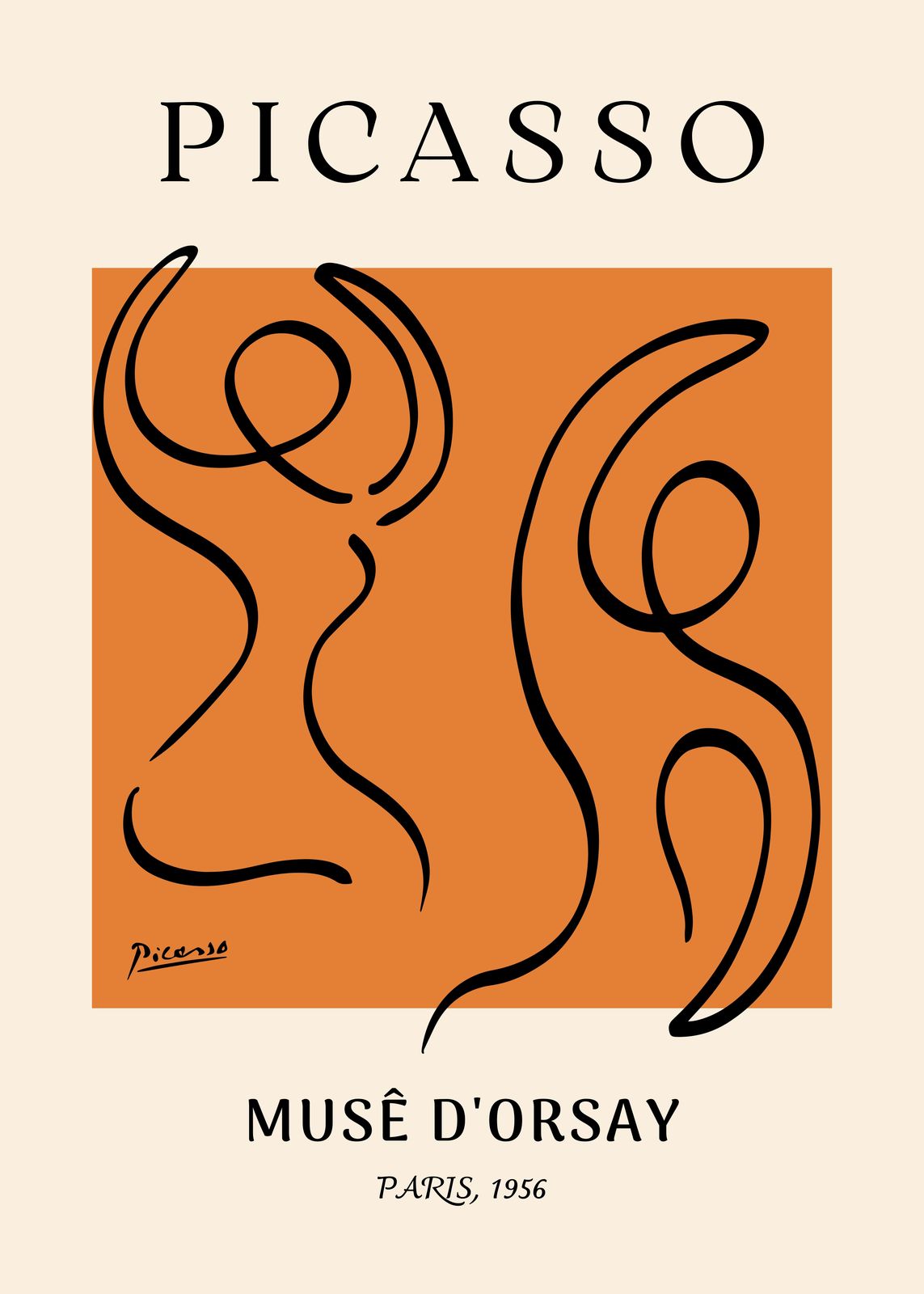 Poster - Picasso Kunstwerk, Musêe D'Orsay
