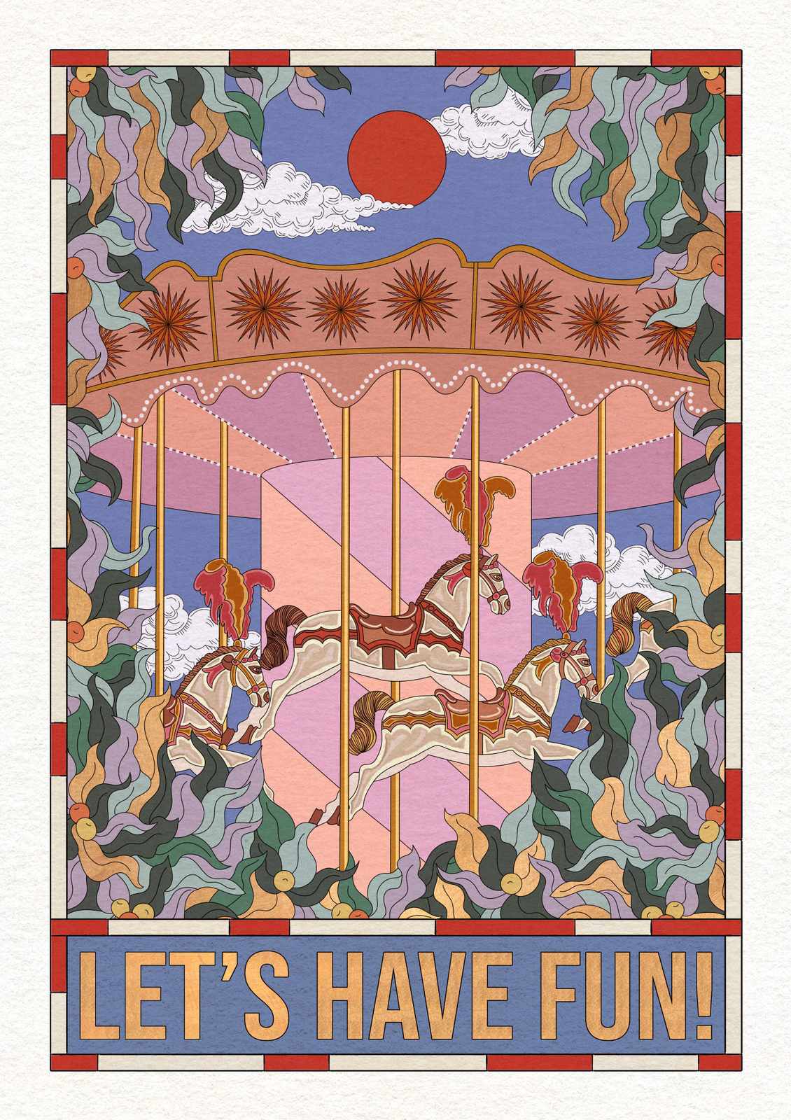 Poster - Karussellspaß