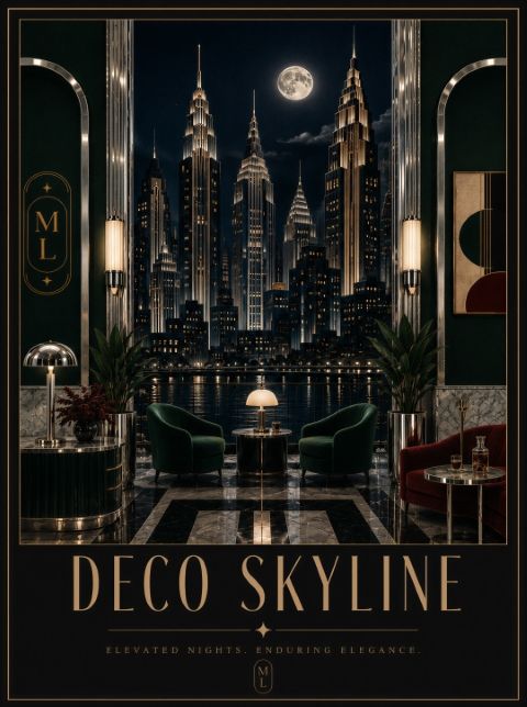 Poster - Deco Skyline
