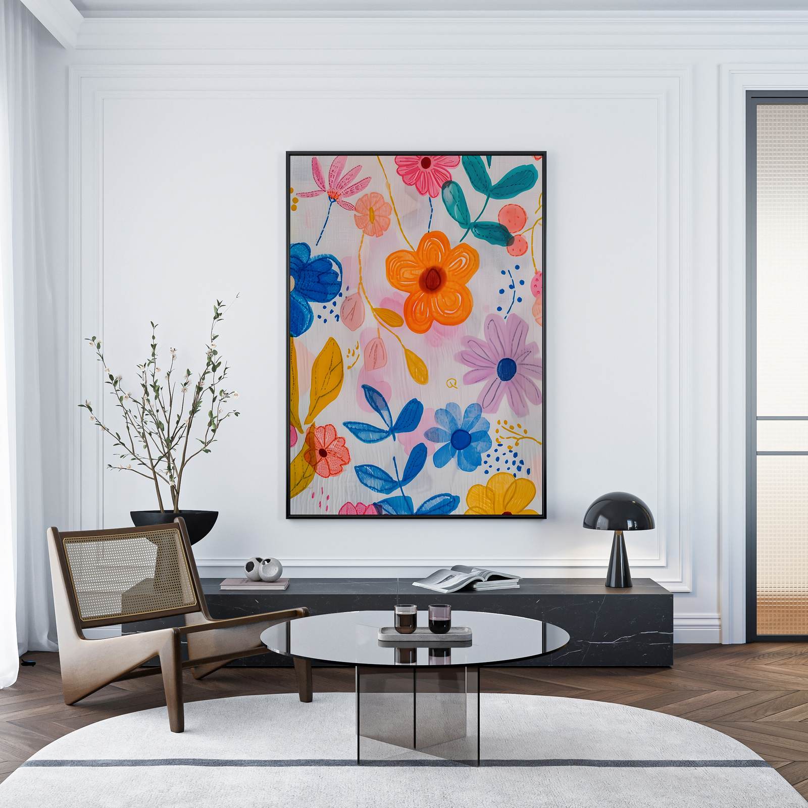 Poster - Blumenkunstwerk