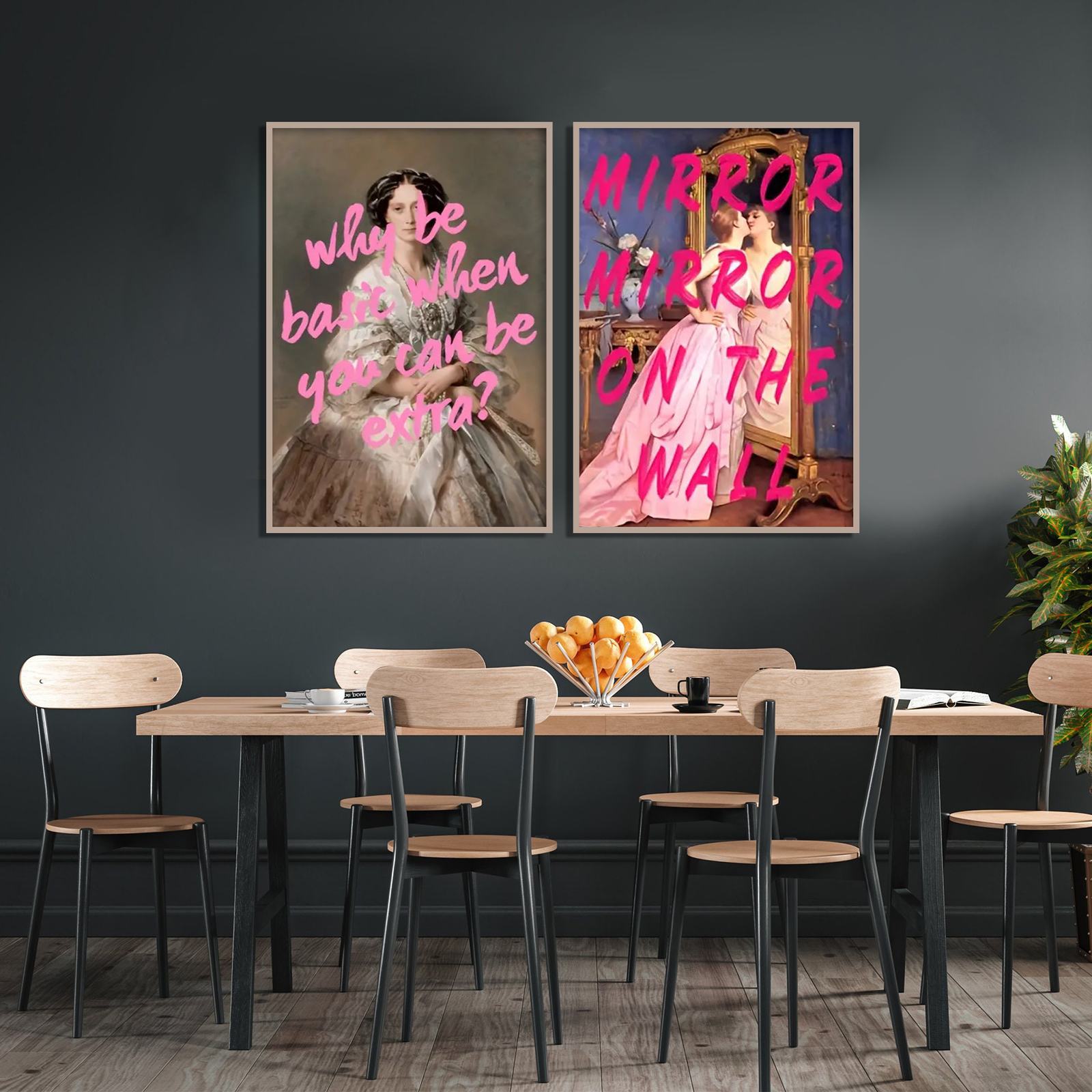 Inspirierende Kunstposter - Set von 2