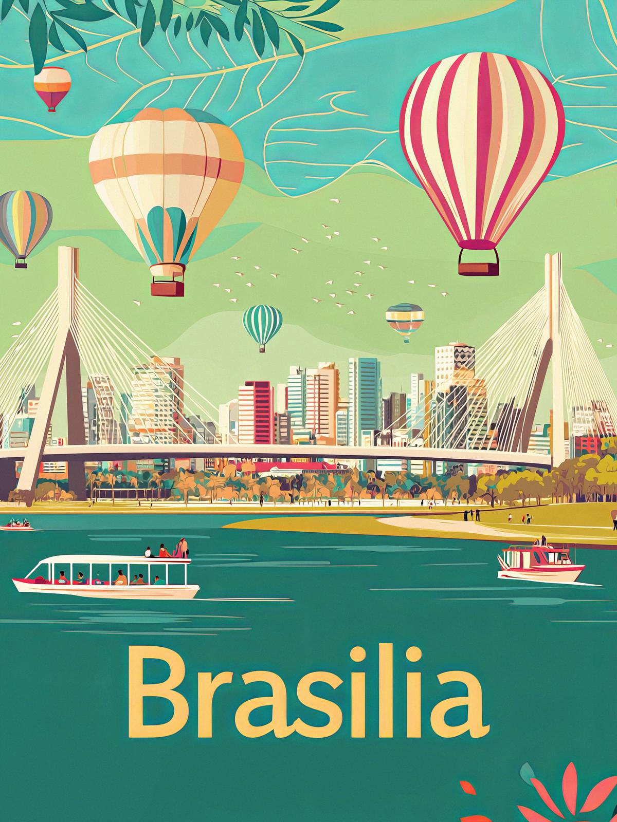 Poster - Brasilia Reisekunst