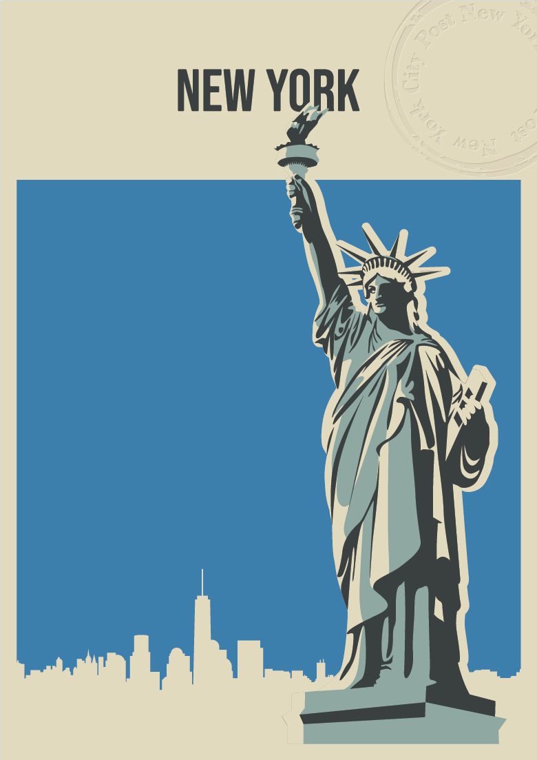 Freiheitsstatue Poster