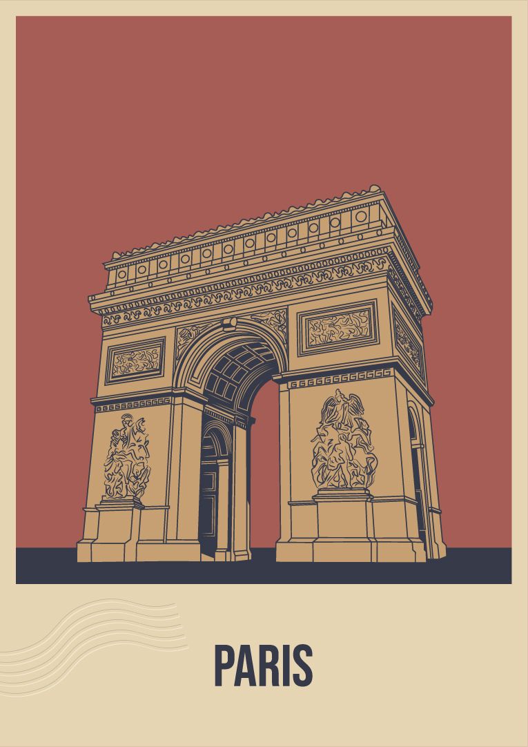 Arc de Triomphe Paris Poster