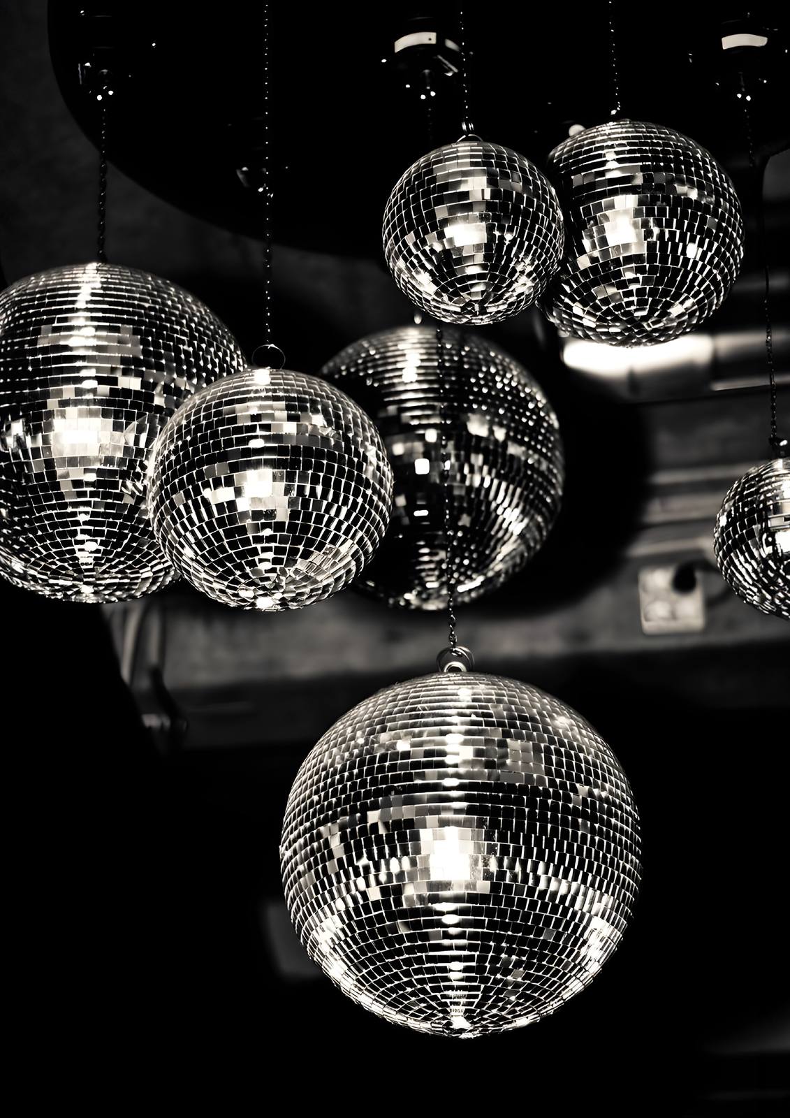 Disco-Kugel Wandposter
